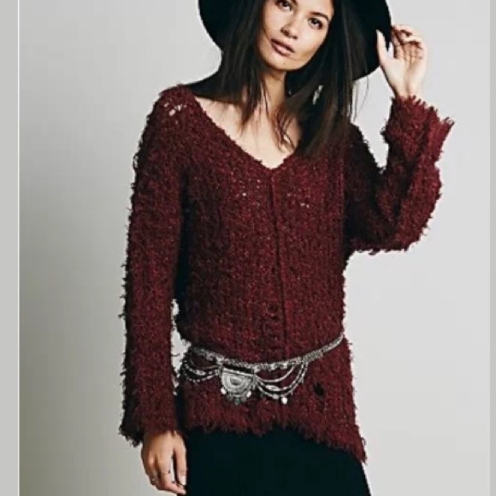 Free people up the ladder pullover sweater